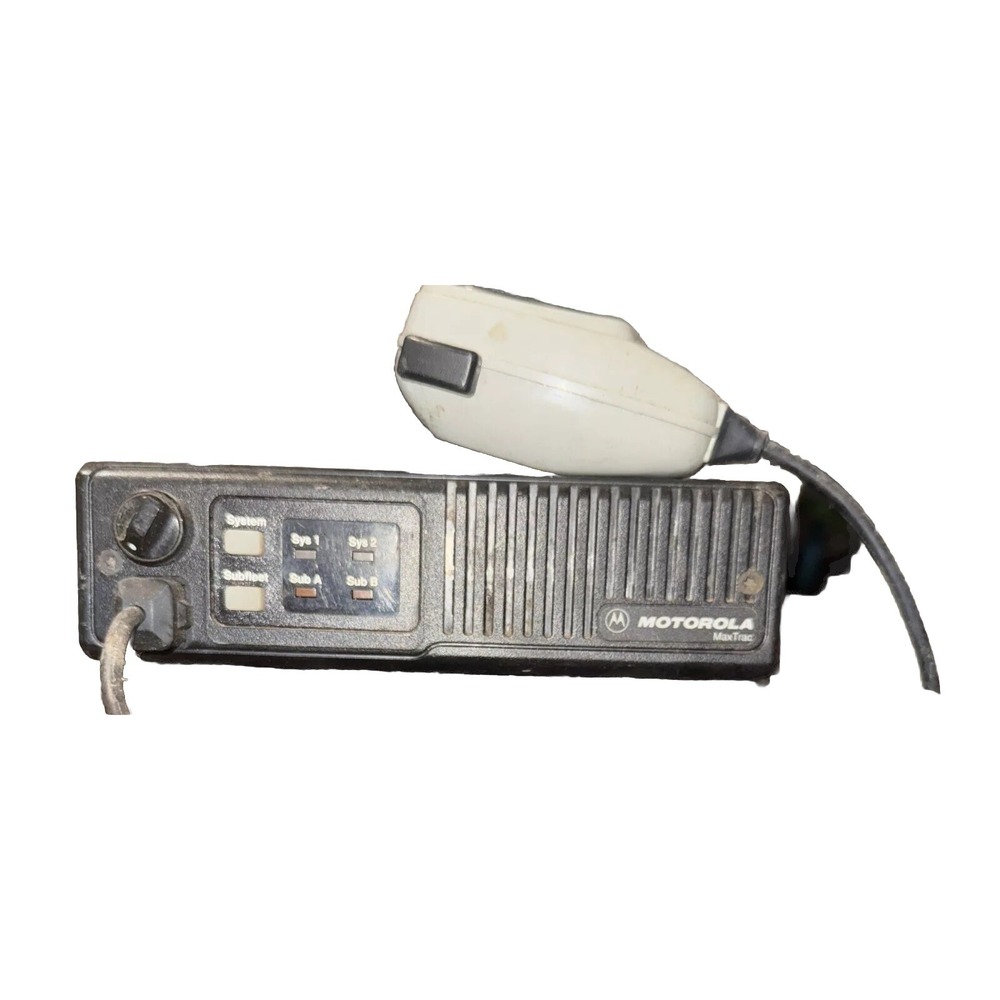 Motorola MaxTrac 800‎ Radio D45MQA5GB3AK Untested W/ Microphone